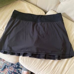Lululemon Pace Setter Skirt Black, Size 10
